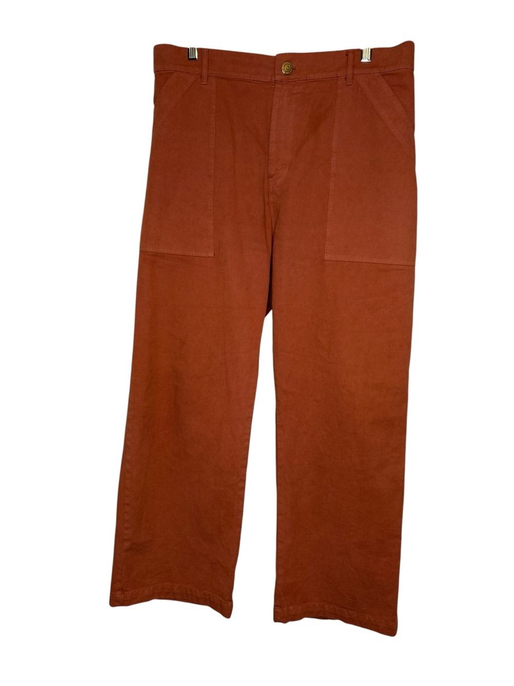Big Bud Press Women’s Wide Leg Work Pants Burnt Terracotta Size XL